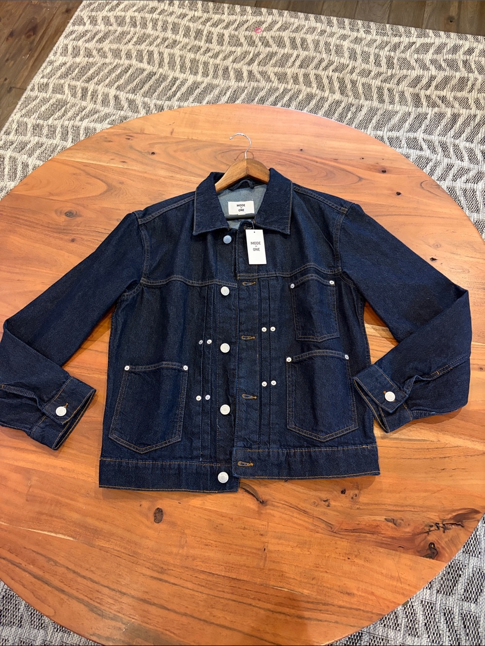 💙 New Mode One Men’s Denim Trucker Jacket